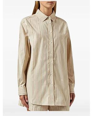 Kith Gale Striped Shirt - Natural
