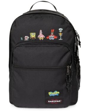 Eastpak Spongebob Squarepants Logo-Patch Backpack - Black