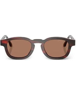 Giorgio Armani Round-Frame Sunglasses - Red