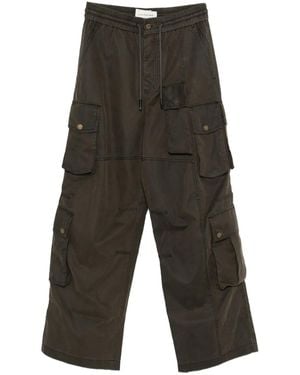 Feng Chen Wang Cargo-Pocket Trousers - Grey