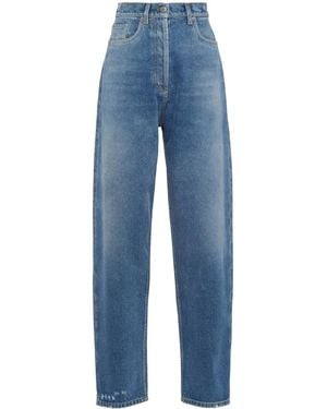 Prada High Waist Straight-leg Jeans - Blue