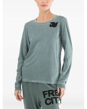 Freecity Supervintage Long-Sleeve T-Shirt - Blue