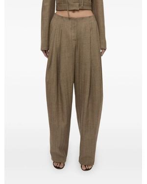 Christopher Esber Plinth Herringbone Pants - Natural