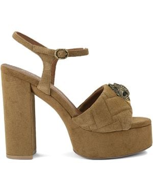 Kurt Geiger プラットフォーム サンダル 125mm - メタリック