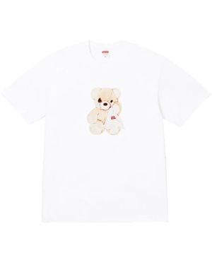 Supreme Bear-Print T-Shirt - White