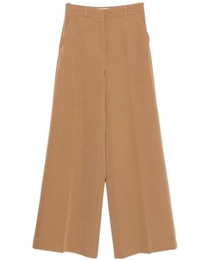 ERMANNO FIRENZE Palazzo Trousers - Natural