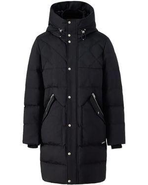 Mackage Werner-Z Quilted Hooded Coat - Blue