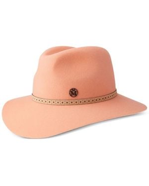 Maison Michel Fédora Henrietta En Feutre De Laine - Pink