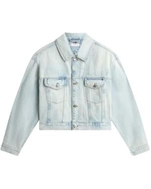 Tommy Hilfiger Spijkerjack Met Geborduurd Logo - Blauw