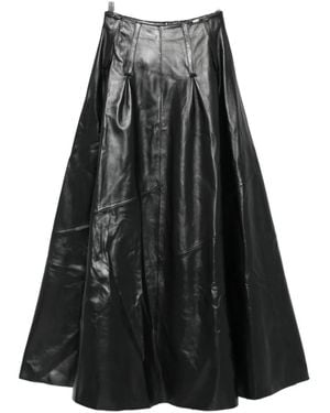 Cassell Panelled Midi Skirt - Black