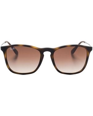 Ray-Ban Chris Sonnenbrille - Braun