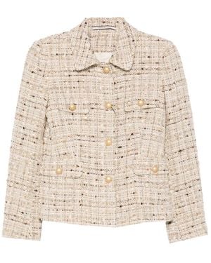 Tagliatore India Tweed Jacket - Natural