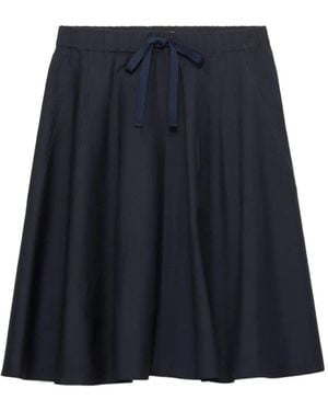 Prada Light Mohair Skirt - Blue