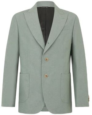 Brooks Brothers Blazer À Poches Passepoilées - Green
