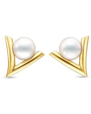 Tasaki Orecchini Di Perle Danger Claw - Metallizzato