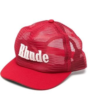 Rhude Logo-Embroidered Mesh Cap