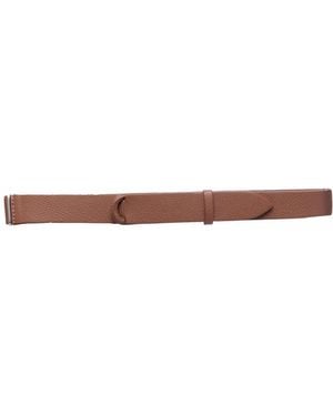 Orciani No-Buckle Belt - Brown
