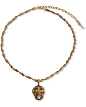 Etro Collana Con Pendente - Metallizzato