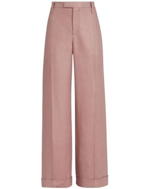 Brunello Cucinelli Loose Flared Pants - Pink