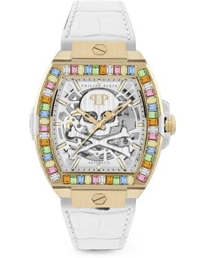 Philipp Plein The Skeleton Baguettes Watch - Metallic