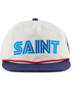 SAINT Mxxxxxx X Sega Embroidered Baseball Cap - Blue