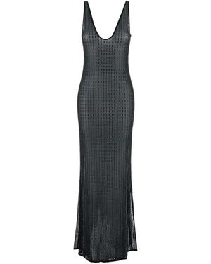 VENUJA Embellished Maxi Dress - White