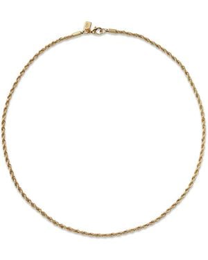 Crystal Haze Jewelry Rope Necklace - Metallic