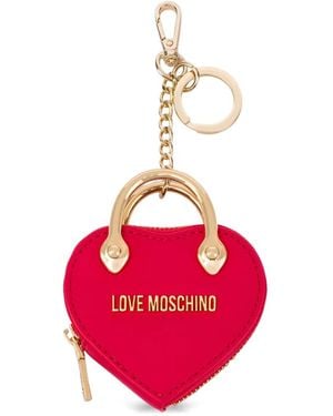 Love Moschino Porte-Clés À Design De Cœur - Rose