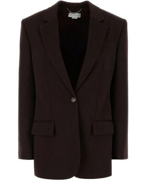 Stella McCartney Buttoned Wool Blazer - Black