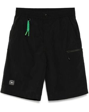 Izzue Logo Patch Shorts - Black