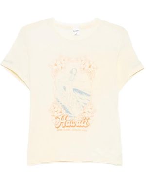 RE/DONE Graphic-Print T-Shirt - Natural