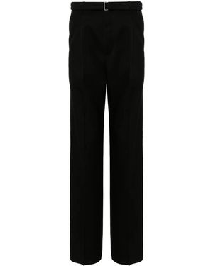 Lanvin X Future Belted Straight Trousers - Black