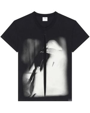 Courreges Lovers Zip-Embellished Cotton T-Shirt - Black