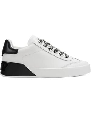 DKNY Manae Lace-Up Sneakers - White