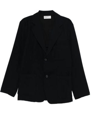 Universal Works Textured Blazer - Black