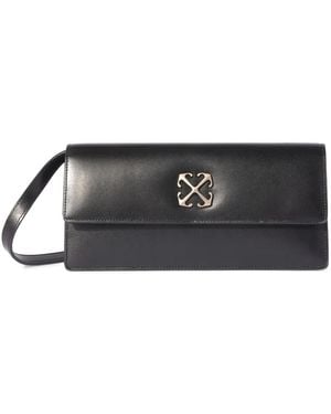 Off-White c/o Virgil Abloh Borsa Jitney 1.0 in pelle - Nero