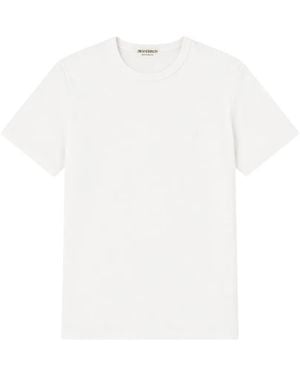 JW Anderson Camiseta Con Logo Bordado - Blanco