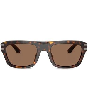 Dolce & Gabbana Zonnebril Met Vierkant Montuur - Bruin