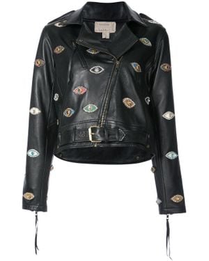 Nicole Miller Eye To Evil Eye Jacket - Black