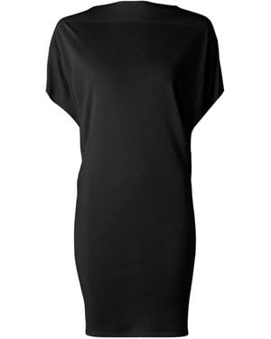 Jacquemus Mistral Draped-Back Mini Dress - Black