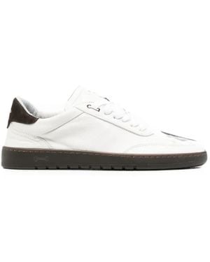 PIUMESTUDIO Panelled Leather Trainers - White