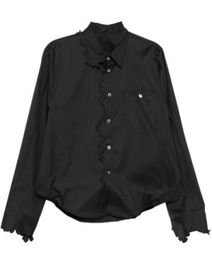JNBY Scallped-Edge Shirt - Black