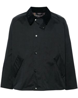 Barbour Os Transport Wax Jacket - Black