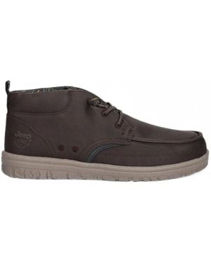 Jeep Samoa Moc-Toe Lace-Up Sneakers - Brown