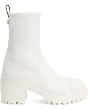 Giuseppe Zanotti Botas Vicentha con tacón de 70 mm - Blanco