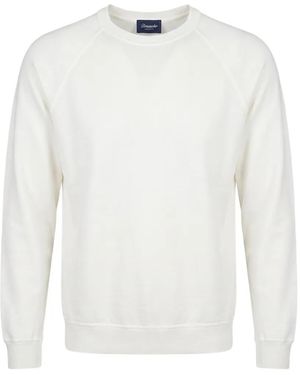 Drumohr Raglan-Sleeve Sweater - White