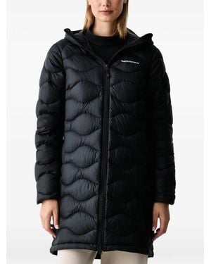 Peak Performance Helium Quilted Hooded Jacket - Black