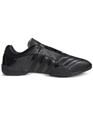 adidas Lace-Up Striped Trainers - Black