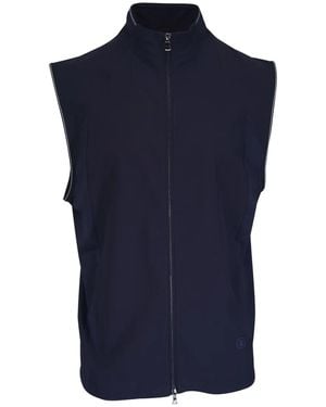 Bogner ジップアップ ベスト - ブルー