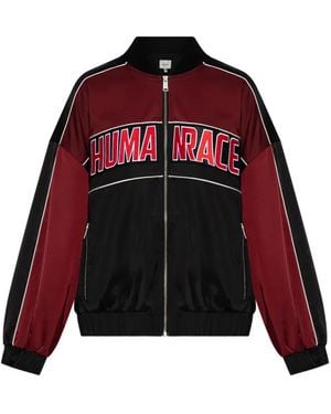 Gestuz Paneled Bomber Jacket - Red